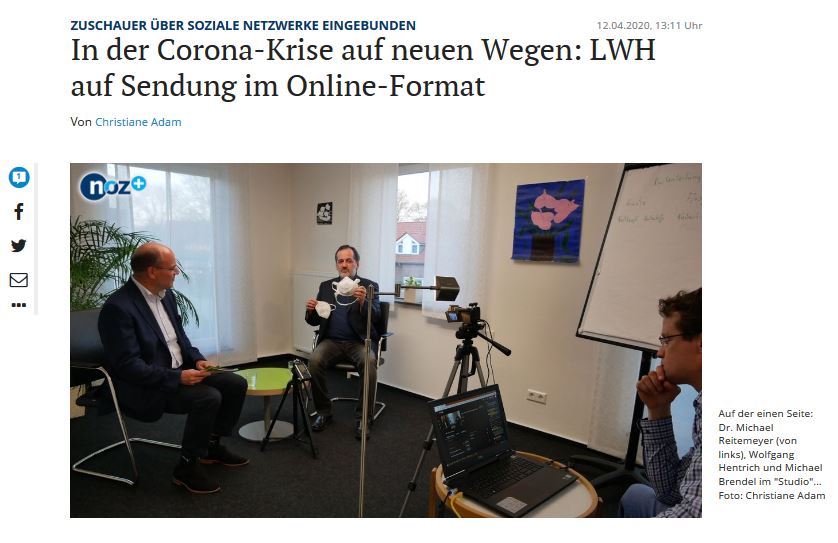 Dr. Michael Reitemeyer und Wolfgang Hentrich im Gespräch